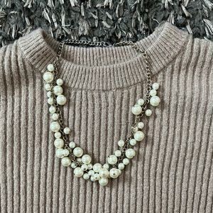 FREE with purchase! Gold Pearl Necklace